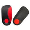 BUTIFULSIC 1pair Unisex Arch Insoles for Foot Shock-Absorbing Shoe Pads for Men Women Black Red for Daily Use and Athletic Activities view 4