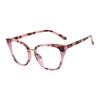 AOOLIA Oversized Cat Eye Reading Glasses for Women, Stylish Blue Light Reading Glasses, Reading Eyeglasses for Computer Laptop Phone (Pink, 2.5, x) view 2