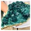 1pcs,Natural Green Cubic Fluorite, crystalline Clumps Mineral, Healing Sample (Size : 100-150g) view 1