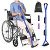 35 Inches Long Leg Lifter Strap with Padded Handgrips and Foot Loop,Rigid Leg Lifter Hip&Knee Replacement Surgery Recovery Kit,Foot Lifter Easily Get in and Out of Bed,Car,Wheelchair view 1