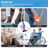 35 Inches Long Leg Lifter Strap with Padded Handgrips and Foot Loop,Rigid Leg Lifter Hip&Knee Replacement Surgery Recovery Kit,Foot Lifter Easily Get in and Out of Bed,Car,Wheelchair view 3