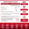 ZEBORA CoQ10-400mg with Trans-Resveratrol, PQQ & Vitamin E - High Absorption Coenzyme-Q10 with BioPerine - Powerful Antioxidant for Heart & Energy-Production,120 Veggie Capsules view 2
