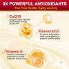 ZEBORA CoQ10-400mg with Trans-Resveratrol, PQQ & Vitamin E - High Absorption Coenzyme-Q10 with BioPerine - Powerful Antioxidant for Heart & Energy-Production,120 Veggie Capsules view 3