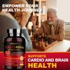 ZEBORA CoQ10-400mg with Trans-Resveratrol, PQQ & Vitamin E - High Absorption Coenzyme-Q10 with BioPerine - Powerful Antioxidant for Heart & Energy-Production,120 Veggie Capsules view 4