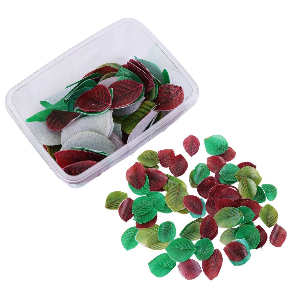100PCS Edible Leaf Cupcake Decoration Glutinous Rice Paper Wedding Cake Birthday Party Baking Tray Cake Toppers Decor Wafer Paper Cake Decoration