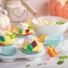 100PCS Edible Leaf Cupcake Decoration Glutinous Rice Paper Wedding Cake Birthday Party Baking Tray Cake Toppers Decor Wafer Paper Cake Decoration view 4