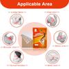 60 PCS Tiger Patches, Heat Patches, Chinese Red Tiger Hot Capsicum Patch, Relieving Back, Knee, Neck and Shoulder, Joint & Muscle view 2