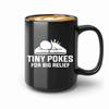 Luxe Gifting Acupuncture Coffee Mug 15oz Black -Tiny pokes for - Chiropractors Physical Therapists Physician Assistants Naturopathic Physicians Massage Therapists. view 1