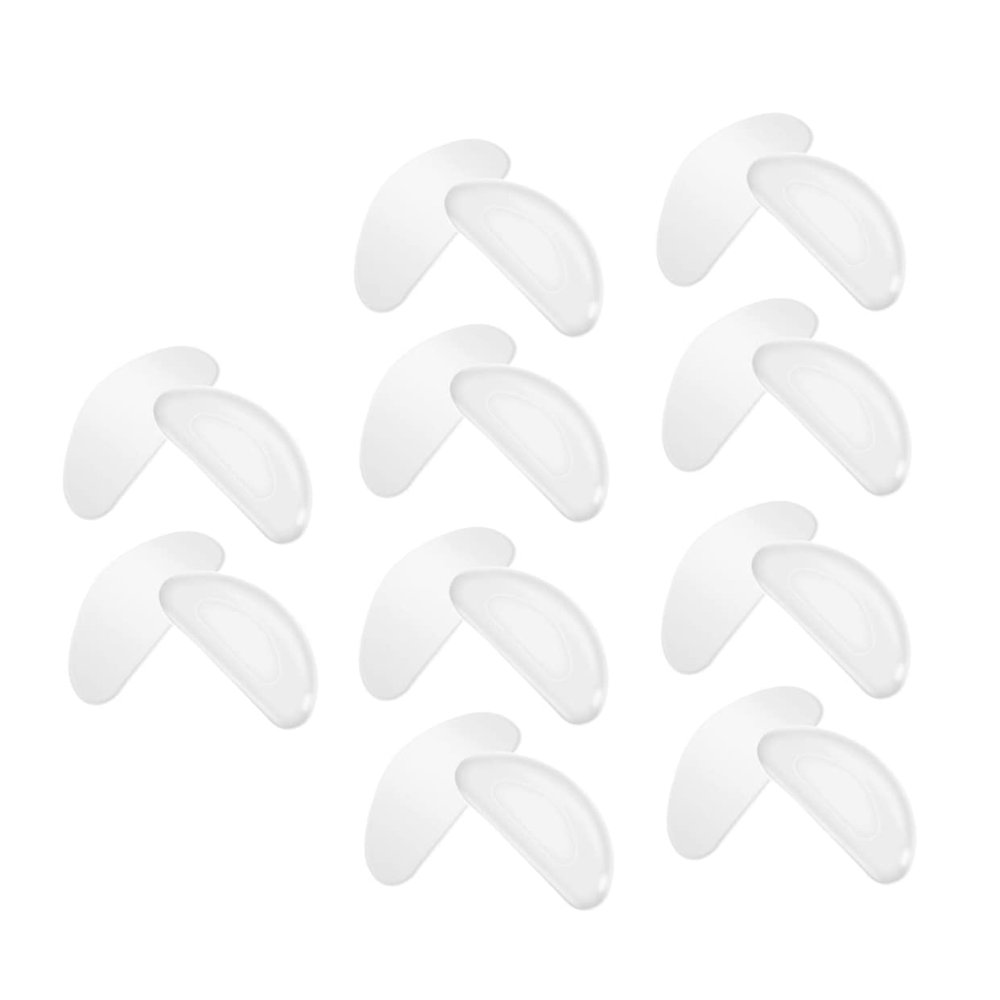 FOMIYES Side Shields for Eyeglasses 10 Pairs Non-Slip Silicone Nose Pads for Glasses Sunglasses