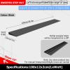 0.4" Rise Threshold Ramps for Doorways Non-Slip Indoor Handicap Ramp Wheelchair Ramp for Home Steps Heavy Duty Plastic Threshold Ramp Set for Wheelchair Stroller Cuttable & Adjustable Size (Size : A- view 4