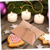COOLHIYA 50pcs Paper Pillow Boxes Rustic Candy Packaging with Ropes Versatile Wrapping Boxes for Weddings Birthdays and Parties Sturdy and Lightweight Design view 3