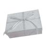 IWOWHERO 1Pc Christmas Box Paper Packaging Case for Cosmetics Black Paper Box with Bow Design Spacious Festival Wrapping for Perfume and Makeup view 1