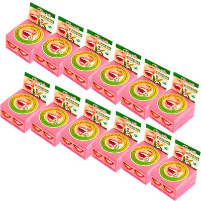 12 Pcs. of Ras Yan Herbal Clove Concentrated Toothpaste in Round Box 25 Gram. Original from Thailand.