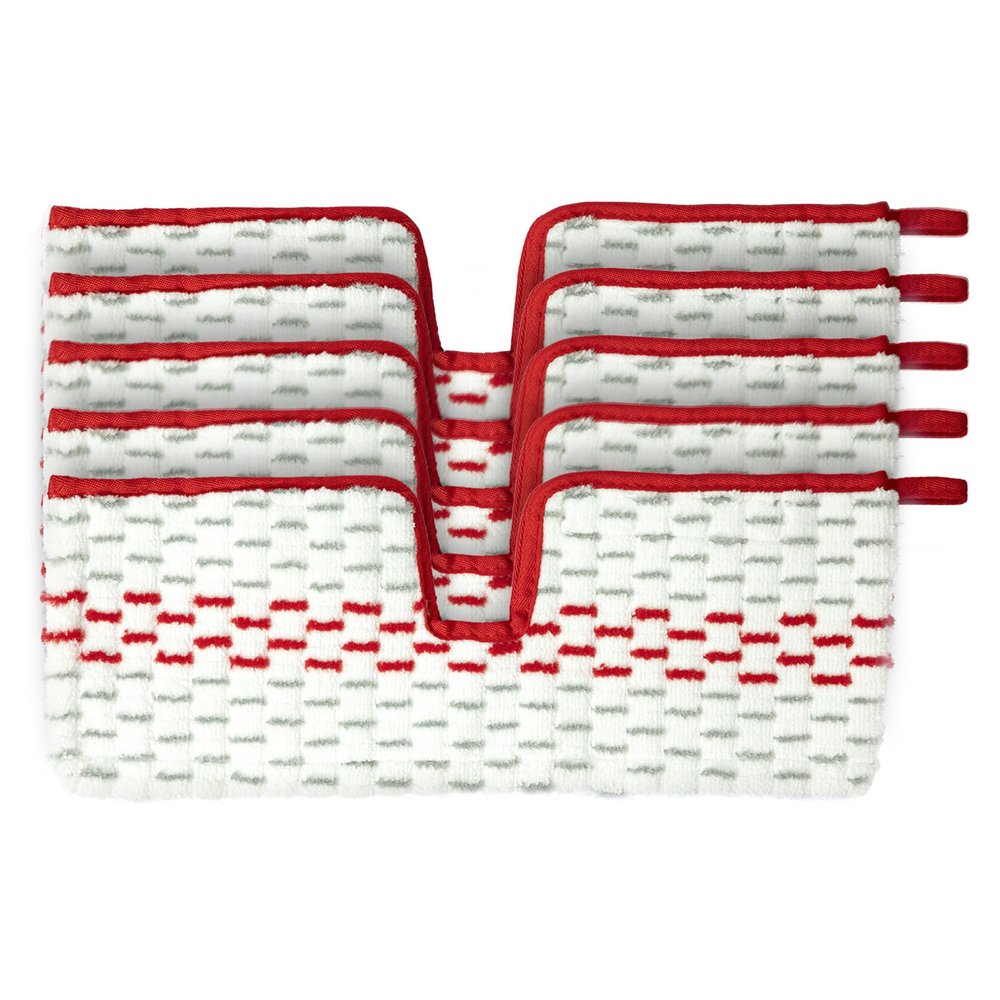 5 Pack Microfiber Mop Refills - Spray Mop & Flat Mop Replacement Pads | Mop Heads Replacements Compatible with ProMist MAX, Washable & Reusable Mop Refills