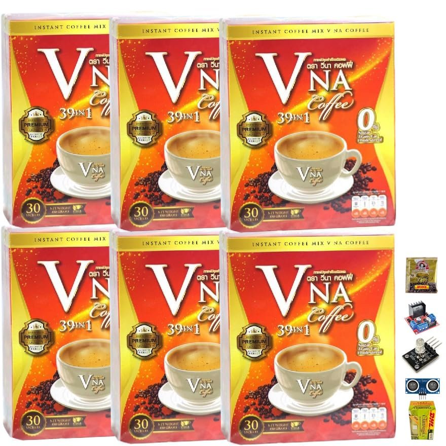 NineLife Basics Vna Instant Coffee Mix 39in1 Herbal 30 Sachets/Box(450g) Roasted Arabica Coffee Delicious Mellow Snack Set 6 No0617897894 By Beautygoodshop [Get Free For You Beauty Gifts], Large
