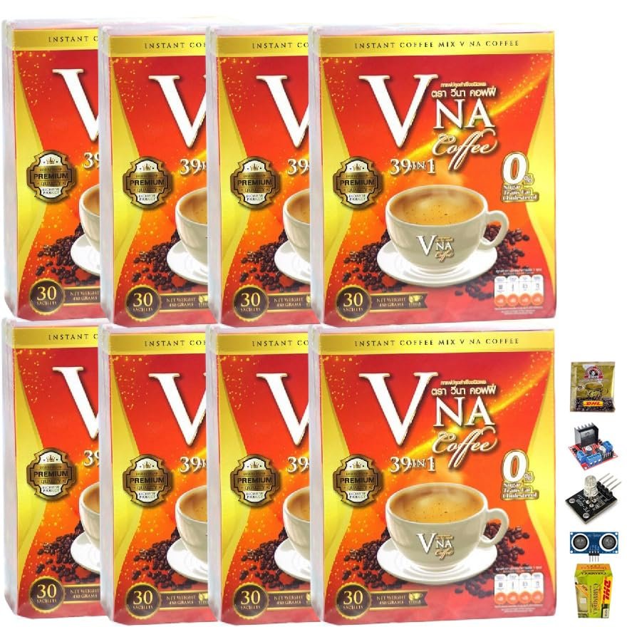 NineLife Basics 30 Sachets/Box(450g) Roasted Arabica Coffee Delicious Mellow Snack Vna Instant Coffee Mix 39in1 Herbal Set 8 No0896542465 By Beautygoodshop [Get Free For You Beauty Gifts], Large