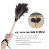 Beaupretty 1pc Ostrich Duster Handle Lightweight and Static Cleaning Tool for Home and Car Dust Removal for Furniture Electronics and High Reach Areas view 3