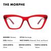 Prive Revaux The Morphe Readers  Cat-Eye Reading Glasses  Anti-Glare, Scratch-Resistant, Blue Light Blocking Lenses  For Women  Merlot, 1.0 view 3
