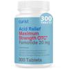 Curist Famotidine 20mg Bulk Pack (300 Count Tablets) Acid Reflux Medicine for Heartburn Relief - OTC Maximum Strength Stomach Acid Reducer - Anti Acid Relief Tablets for Indigestion Heartburn Relief view 1