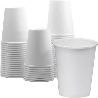 Basidi Basic White Paper Hot Cup, Case of 1000 Count (10oz)