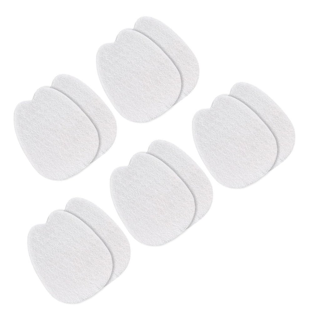10pcs Shoe Tongue Pads Felt Foot Cushions Metatarsal Foot Pads for Men