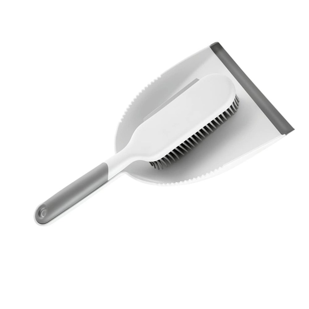 2pcs Broomstick and Dust Pan Set Broom for Home Floor Sweeper Cleaning Brush for Desk Bed Sofa Car