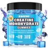 Creatine Monohydrate Gummies 5600mg for Men & Women, 120 CT Chewable Creatine Monohydrate for Muscle Support, Energy Boost, 5.6g of Creatine Monohydrate per Serving - Sugar Free (Blueberry Flavor) view 1