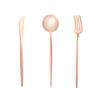 150PCS Rose Gold Plastic Silverware,Heavy Duty Disposable Utensils view 1