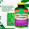 Light Spring Super B-Complex Capsules  Vitamins B6, B12, C, Thiamine & Biotin  Gluten-Free Complete Dietary Supplement with Light&Spring Guide + Exclusive Pill Organizer view 2