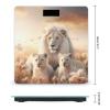 African Lion Family Scale for Body Weight Smart Accurate Digital Bathroom Scale with Easy Read LCD, style view 2