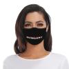 Rqwaaed Hungary Flag Hungarian Text Word Art Face Mask Washable Reusable Adults Breathable With 2 Filters, 1, Black view 2
