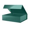 PACKHOME Large Gift Box 13.5x10x3.5 Inches, Sturdy Shirt Box with Magnetic Lid for Multiple Occasions (Glossy Green) view 1