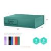 PACKHOME Large Gift Box 13.5x10x3.5 Inches, Sturdy Shirt Box with Magnetic Lid for Multiple Occasions (Glossy Green) view 2
