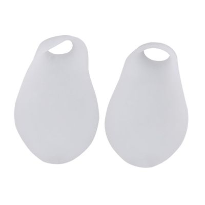 FRCOLOR 2pcs Silicone Little Toe Tubes Protector for Bunion Elastic Toe Sleeves to Prevent Calluses and Foot for Everyday Use