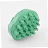 BUTIFULSIC Silicone Scalp Massager Brush Dandruff Scrubber for Hair Cleaning Gentle Head Massager for Home Use Ergonomic Design Green Boosts Blood Flow and Relaxation view 3