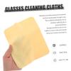 FOMIYES 20 Pcs Suede Cloth Phone Screen Cleaning Cloths Glasses Wipe Cloths Glasses Cloth Eyewear Cleaning Cloths Cloth for Phone Screen Wiping Cloth Lens Cleaning Cloth Phone Screen Cloth, Yellow view 3