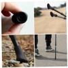 WHAMVOX 5pcs Thickened Rubber Tips for Trekking Poles Protectors for Hiking Sticks Prevents and Noise Fits Standard Hiking Pole view 2