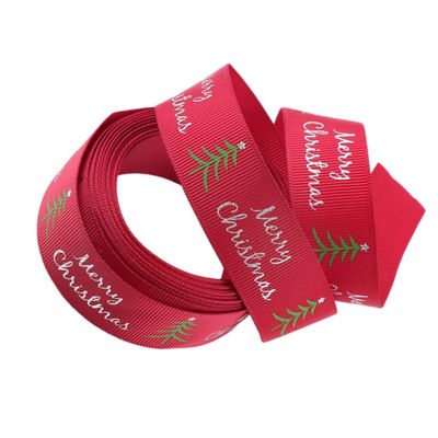 BUTIFULSIC Ribbon Christmas 1 Roll Stylish Xmas Wrapping Strip DIY Ribbons for Home Party