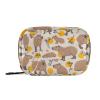 Sletend Pill Box Capybara 7 Day Pill Case Travel Pill Organizer Bag with Zipper Portable Weekly Vitamin Medicine Supplement Holder Pouch Bag view 1