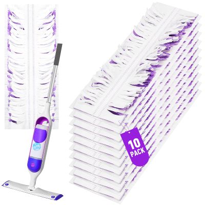 10 Pack Swiffer Power Mop Refills  Disposable Wet Mop Pads for Swiffer Power Mop, Perfect for Hardwood, Tile, and Laminate Floors, Easy-to-Use Floor Cleaning Pads Compatible with Swiffer WetJet