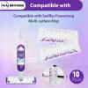 10 Pack Swiffer Power Mop Refills  Disposable Wet Mop Pads for Swiffer Power Mop, Perfect for Hardwood, Tile, and Laminate Floors, Easy-to-Use Floor Cleaning Pads Compatible with Swiffer WetJet view 2