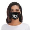 Rqwaaed Class of 2032 Still on Quarantine Graduation Face Mask Washable Reusable Adults Breathable With 2 Filters, 1, Black view 2
