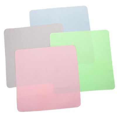 Anneome 4pcs Eyeglass Cleaning Cloths Soft Microfiber for Glasses Screens and Jewelry Effectively Cleans Smudges and Fingerprints