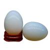 KAKAYE 1PC 30x40mm Stone Egg Natural Egg Shaped Stone Natural Crystal Massage Egg Natural Crystal Jade Mineral Ball Kegel Exercise Tool(Opalite,1 PC) view 1