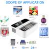 Mini Medicine Refrigerated Box, Insulin Cooling Case, Travel, Home, Portable Car Refrigeration Case/Small Travel Box for Medication,Twobatteries view 2