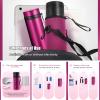 Electric Insulin Cooler Case Medication Cooler Insulin Refrigerator 2-8C Temperature Control Portable Cooler Bottle with USB Cable for Camping, Travel view 2