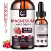(2 Pack) Magnesium Glycinate Liquid Drops | 1000mg Liquid Magnesium Complex with D3, L-Thea & GABA for Energy, Sleep, Nerve and Heart Health, High Absorption, Raspberry Flavor view 1
