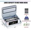 Insulin Cooler Case USB Mini Medicine Refrigerator Portable Insulin Cooler Travel Case for Car,Travel,Home - Constant Temperature Reefer Rechargeable LCD Display 0-18,2batteries view 3