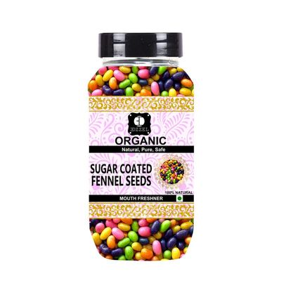 EDZZEL Sugar Coated Fennel Seeds | Indian Origin ( Pack of 1 ) 400 Gm
