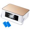 Mini Insulin Cooler Travel Case, USB Medicine Refrigerator Portable Insulin Cooler Box with Handle Keeping Cooling 2-8 for Car, Travel, Home 2Batteries Gold view 1